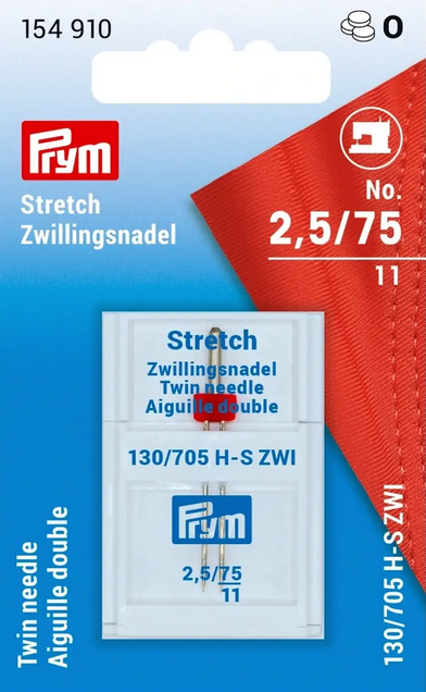 Prym Stretch DoppelnadelNo. 2,5 / 75