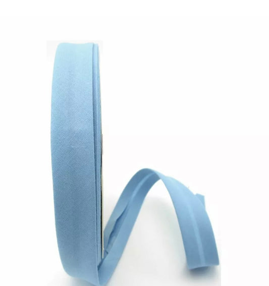 Schrägband Baumwolle
18mm himmelblau