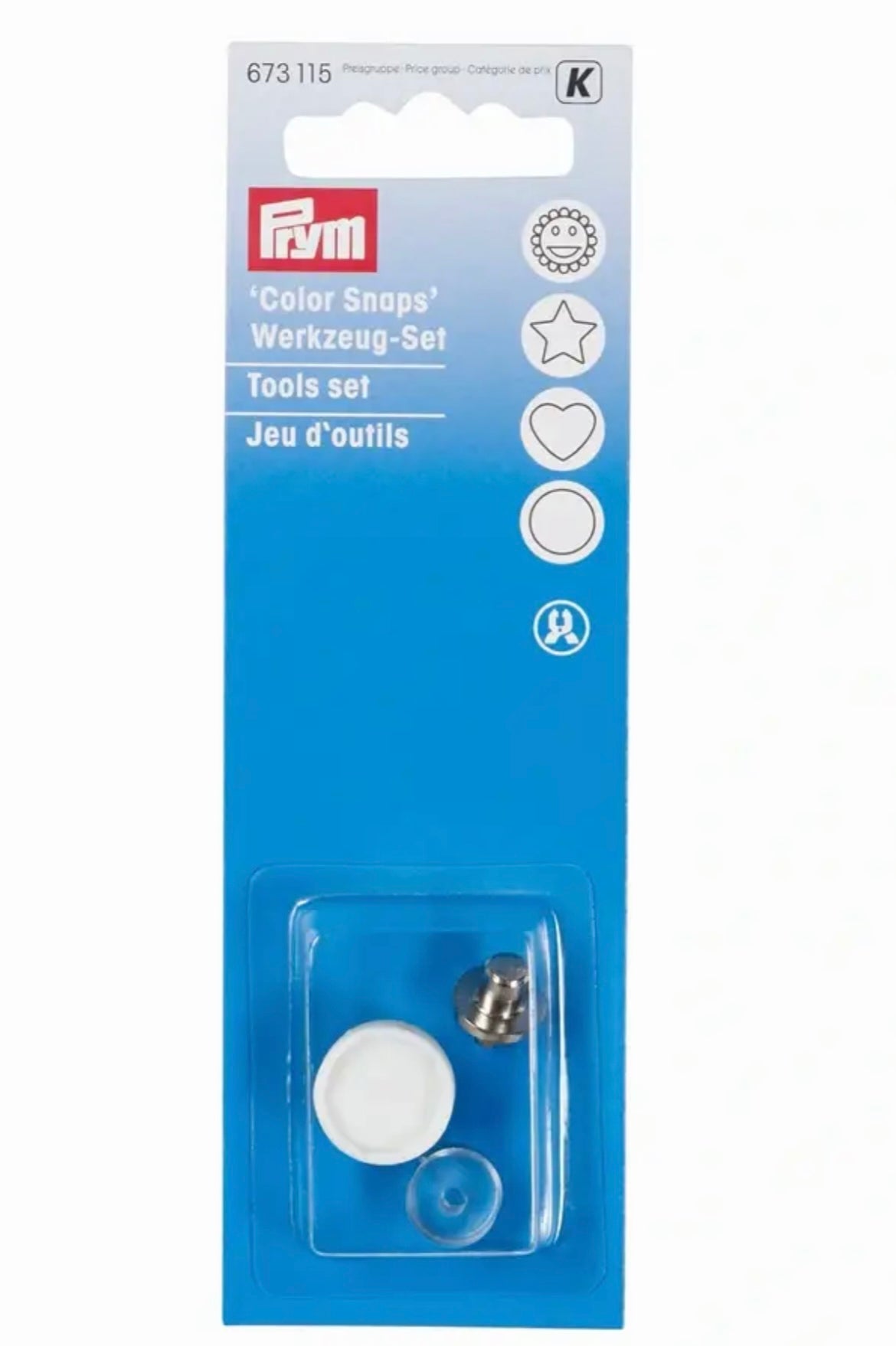 Prym Color Snaps Werkzeug-Set 12,4mm