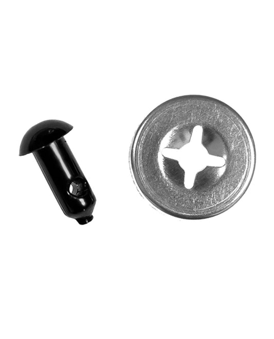 Sicherheitsaugen mit Steckverschluss 5 mm schwarz