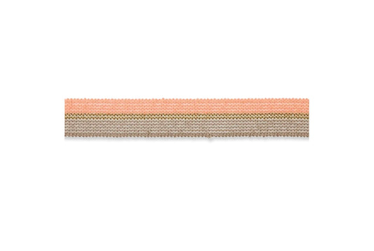 Strickband 18mm gestreift Glitzer elastisch