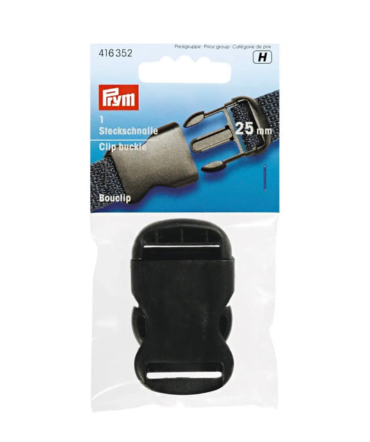 Prym Steckschnalle 25mm schwarz